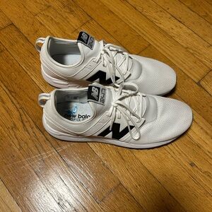 New Balance 247 White and Black Sneakers